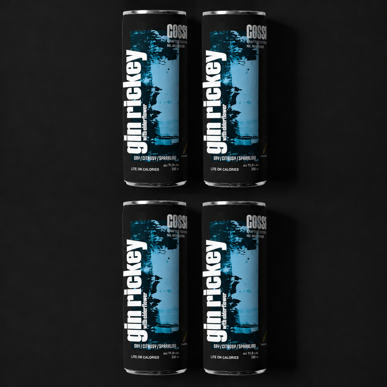 GOSSIP Gin Rickey 4-pack